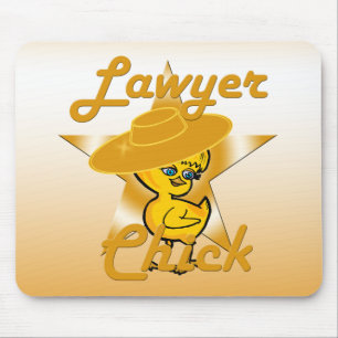 Lacrosse Chick Mouse Pad