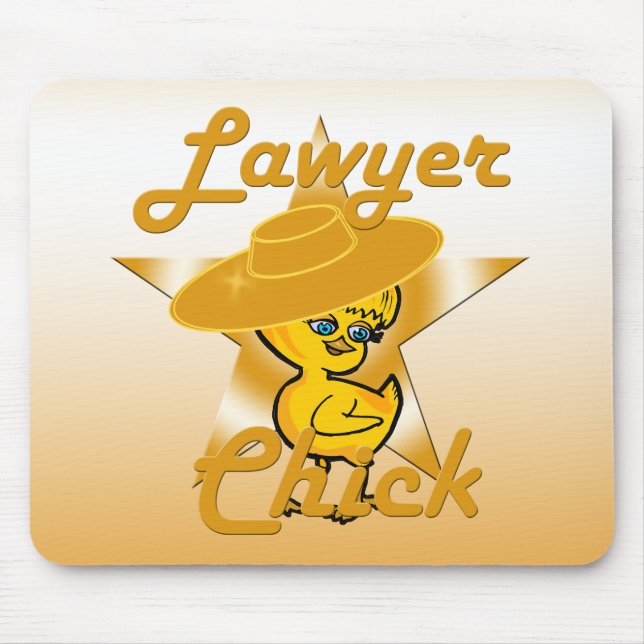 Lacrosse Chick  Mouse Pad (Front)
