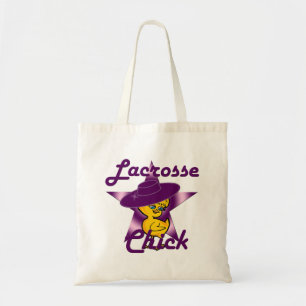 Lacrosse Chick Tote Bag
