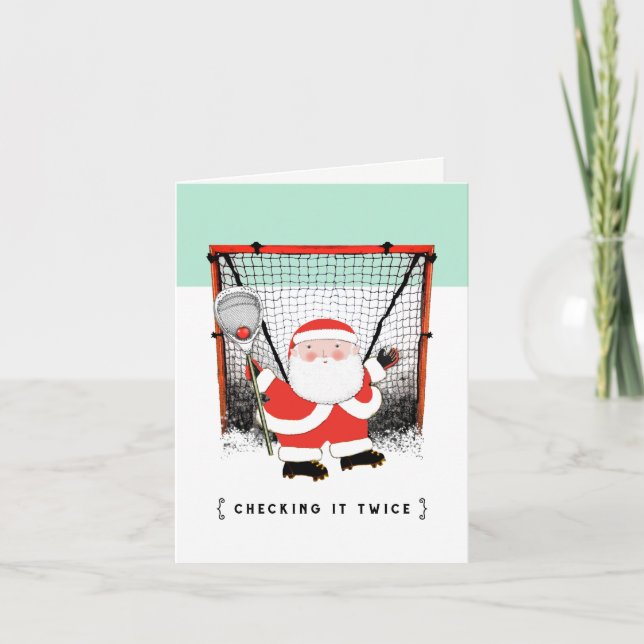 lacrosse Christmas cards (Front)
