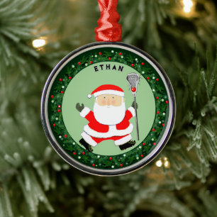 Lacrosse Christmas Collectable 2025 Metal Ornament