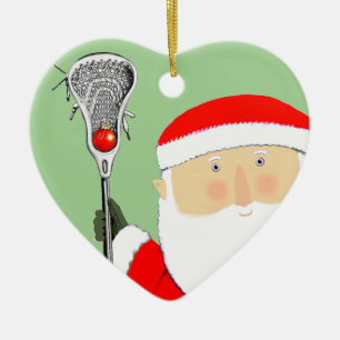 Lacrosse Christmas Collectable Ceramic Ornament