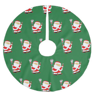 Lacrosse Christmas Decor Brushed Polyester Tree Skirt