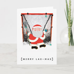 Lacrosse Christmas Holiday Cards