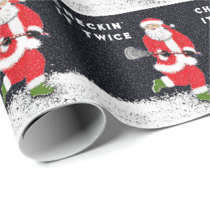 Lacrosse Christmas Holiday Gift Wrapping Paper