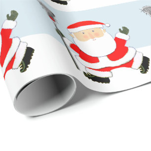 Lacrosse Christmas Holiday Gift Wrapping Paper