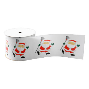 Lacrosse Christmas Satin Ribbon Grosgrain Ribbon