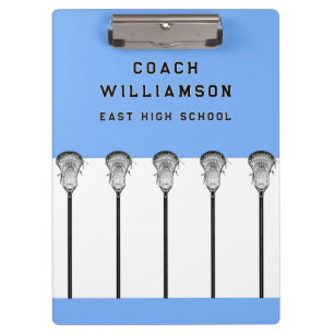 Lacrosse Coach Clipboard