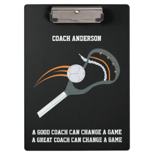 Lacrosse Coach Clipboard