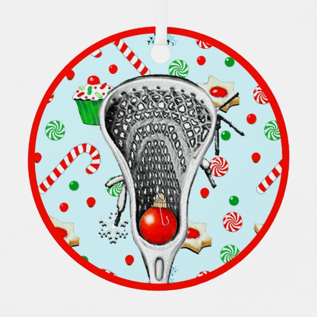 Lacrosse Collectable 2025 Metal Tree Decoration (Front)