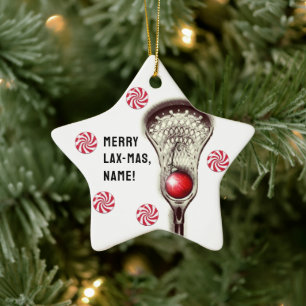 Lacrosse Collectable Ceramic Ornament