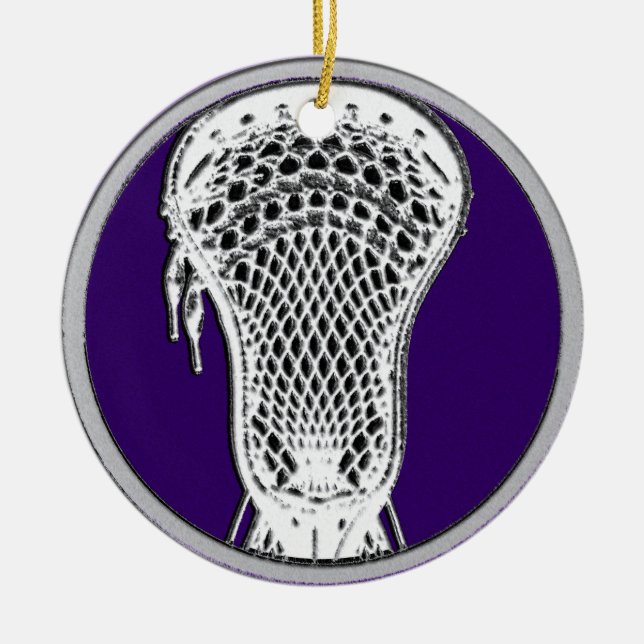 Lacrosse Collectable Ceramic Ornament (Front)