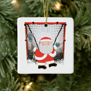 Lacrosse Collectable Ceramic Ornament