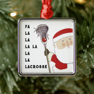 Lacrosse Collectable Metal Ornament