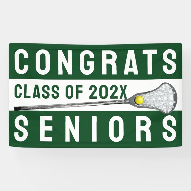 Lacrosse Congrats 2025 Banner (Horizontal)