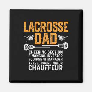 Lacrosse Dad Cheering Section Financial Investor F Magnet