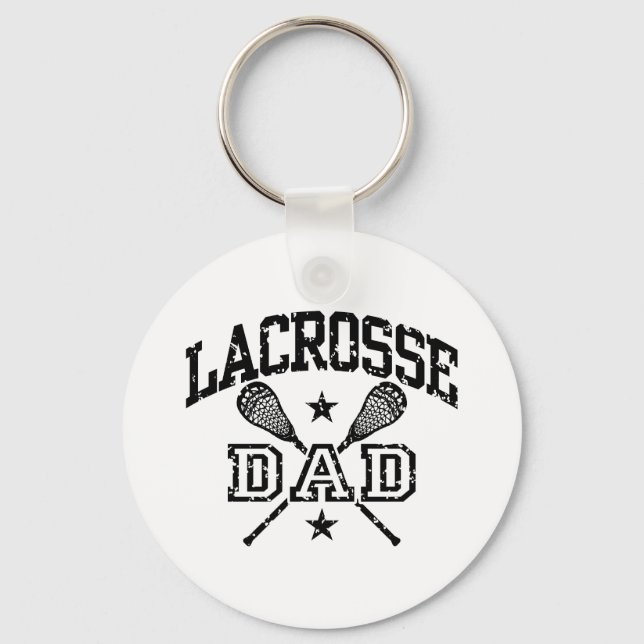 Lacrosse Dad Key Ring (Front)