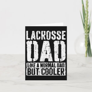 Lacrosse Dad Shirt Men Fathers Day Lacrosse Dad Card