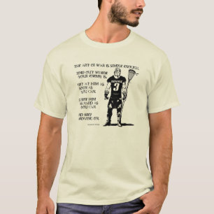 Lacrosse Defence Quote2 T-Shirt