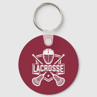Lacrosse Design Key Ring