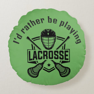 Lacrosse Design Round Cushion