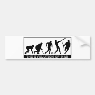 Lacrosse Designs Evolution Bumper Sticker