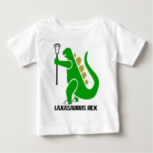 Lacrosse_Designs_LaxasaurusRex Baby T-Shirt