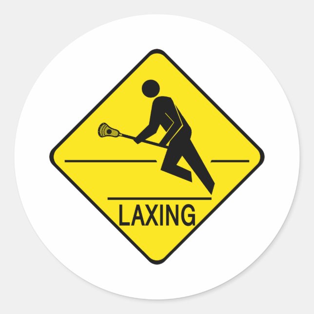 Lacrosse Designs Laxing Sticker (Front)
