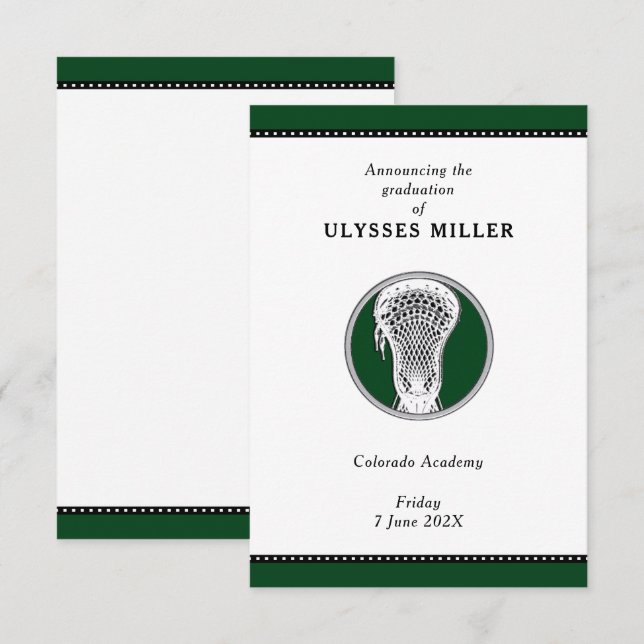 Lacrosse Event Announcement (Front/Back)