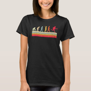 Lacrosse Evolution Of Man Sport Retro Vintage T-Shirt