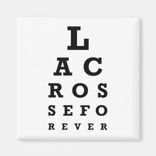 Lacrosse Forever Magnet