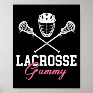 Lacrosse Gammy Funny Lacrosse Player Poster