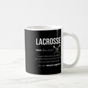 Lacrosse Gifts For Boys Lax Lacrosse Player Stick Coffee Mug