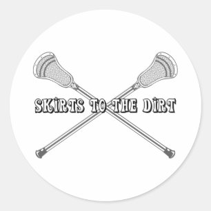 Lacrosse Girls Dirt Sticker