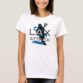 Lacrosse Girls LAX Attack Blue T-Shirt
