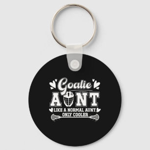 Lacrosse Goalie Aunt Funny Lacrosse Goalkeeper Aun Key Ring