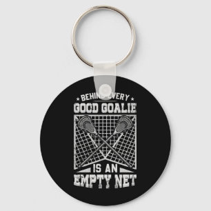 Lacrosse Goalie Behind Every Good Goalie Key Ring