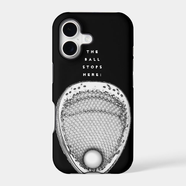 Lacrosse Goalie Case-Mate iPhone Case (Back)