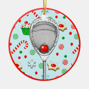 Lacrosse Goalie Collectible 2025 Ceramic Ornament