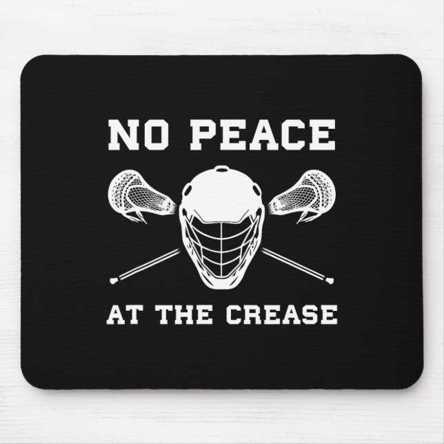 Lacrosse Goalie Crease Funny Lax  Mouse Pad (Front)
