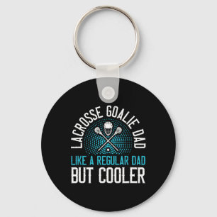 Lacrosse Goalie Dad  Key Ring