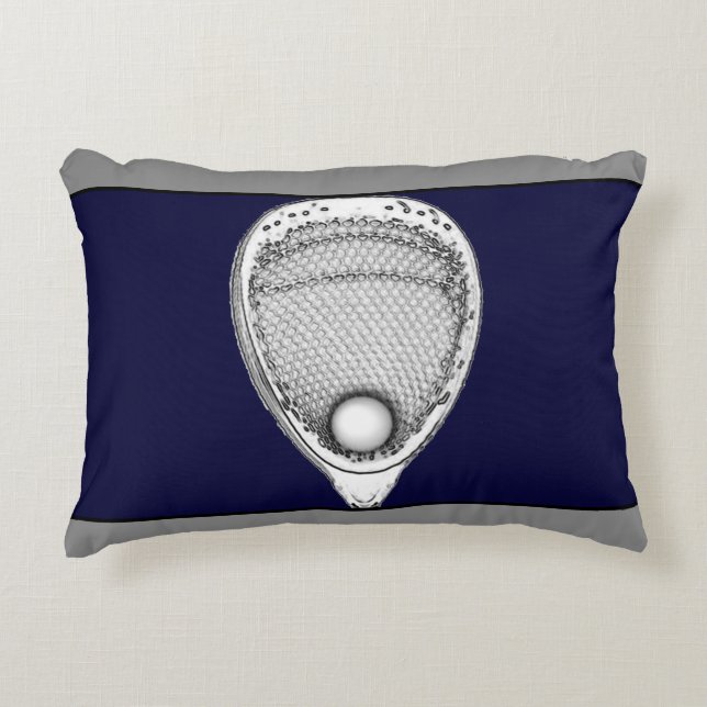 Lacrosse Goalie Decorative Cushion (Front)