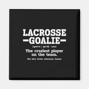 Lacrosse Goalie Definition Magnet