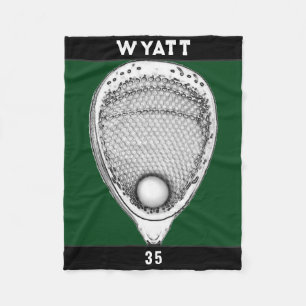 Lacrosse Goalie Fleece Blanket