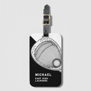 Lacrosse Goalie Gear Luggage Tag