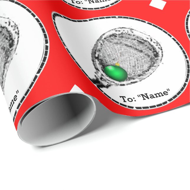 Lacrosse Goalie Gift Wrapping Paper (Roll Corner)