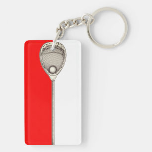 Lacrosse Goalie Gifts Keychain