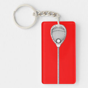 Lacrosse Goalie Key Ring