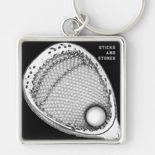 Lacrosse Goalie Key Ring