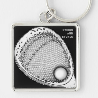 Lacrosse Goalie Key Ring